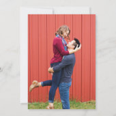 Vierde huwelijksuitnodiging juli kaart (Achterkant)