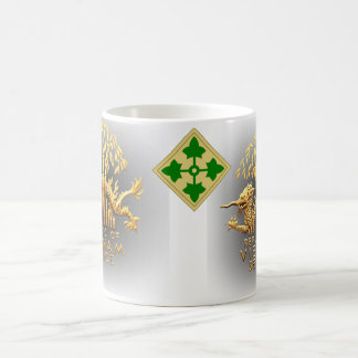 Vierde Infanterie en Vietnam Service Dragon Koffiemok