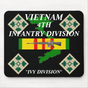 Vierde infanterie Vietnam Mousepad 2/b Muismat