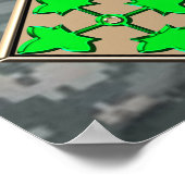 Vierde infanteriediv Irak Combat Veteran Poster (Hoek)