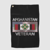Vierde infanteriedivisie Afghanistan Veteraan Golfhanddoek (Voorkant)