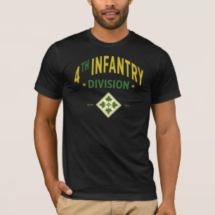 Vierde Infanteriedivisie - Amerikaanse krijgsmacht T-shirt