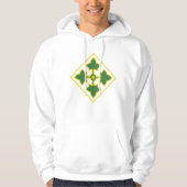 Vierde Infanteriedivisie Badge Hoodie (Voorkant)