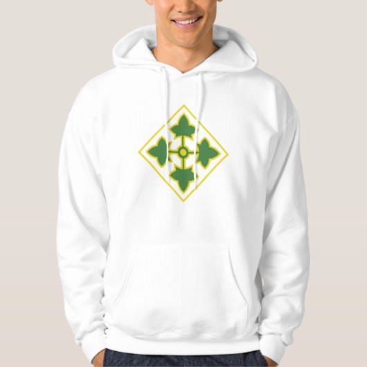 Vierde Infanteriedivisie Badge Hoodie (Voorkant)