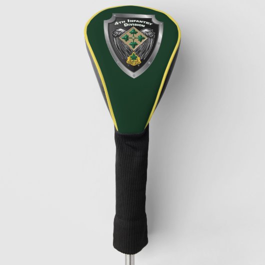 Vierde Infanteriedivisie "Schild" Golfheadcover (Voorkant)