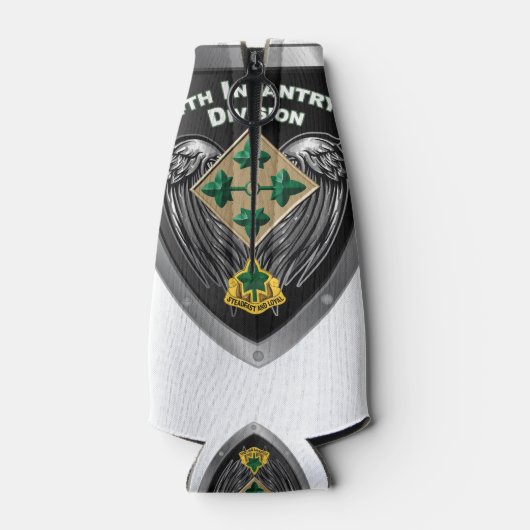 Vierde infanteriedivisie "Steadfast and Loyal"-cad Flesjeskoeler (Achterkant)