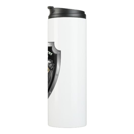 Vierde infanteriedivisie "Steadfast and Loyal"-cad Thermosbeker (Geroteerd rechts)