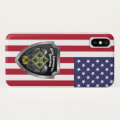 Vierde infanteriedivisie "Steadfast and Loyal" Case-Mate iPhone Case (Achterkant (horizontaal))