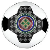 Vierde infanteriedivisie "Steadfast and Loyal" Voetbal (Gedraaid)
