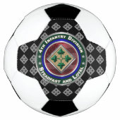 Vierde infanteriedivisie "Steadfast and Loyal" Voetbal (Voorkant)