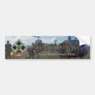 Vierde Infanteriedivisie Vietnam Oorlog Bumpersticker