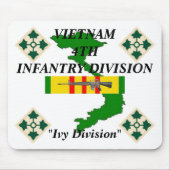 Vierde infanterieplaats Vietnam Mousepad Muismat (Voorkant)