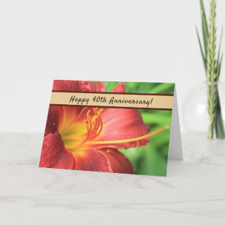 Vierde Jubileum-feestkaart Kaart