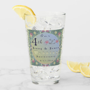 Vierde Jubileum Floral Glas