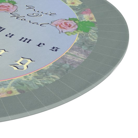 Vierde Jubileum Floral Snijplank (Hoek)