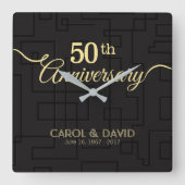 Vierde Jubileum.
. Vierkante Klok (Voorkant)