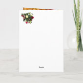 Vierde Jubileum, vruchten en bloemen, Kaart (Achterkant)