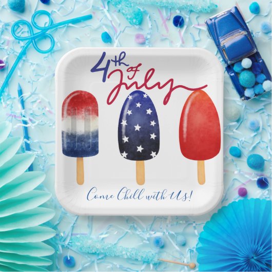 Vierde juli - 4 juli Chill met ons Papieren Bordje (Feest)