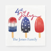 Vierde juli - 4 juli Chill met ons Servet (Voorkant)