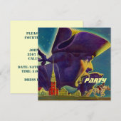 VIERDE JULI 4E PAUL REVERE ARTIJ INVITATIE KAART (Voorkant / Achterkant)