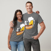 Vierde juli 4th Hot Dog Beer Independence T-shirt (Unisex)