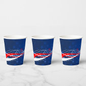 Vierde juli Abstract Papieren Bekers