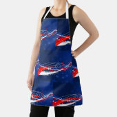 Vierde juli Abstract Schort (Insitu)