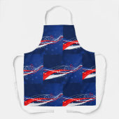 Vierde juli Abstract Schort (Voorkant)