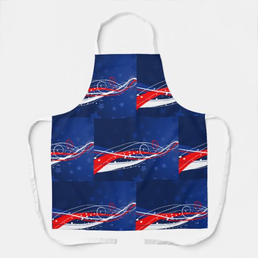 Vierde juli Abstract Schort (Voorkant)