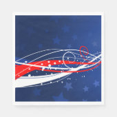 Vierde juli Abstract Servet (Voorkant)