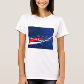 Vierde juli Abstract T-shirt (Voorkant)