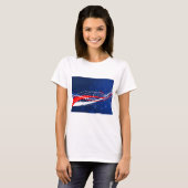 Vierde juli Abstract T-shirt (Voorkant volledig)