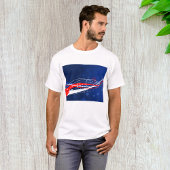 Vierde juli Abstract T-shirt