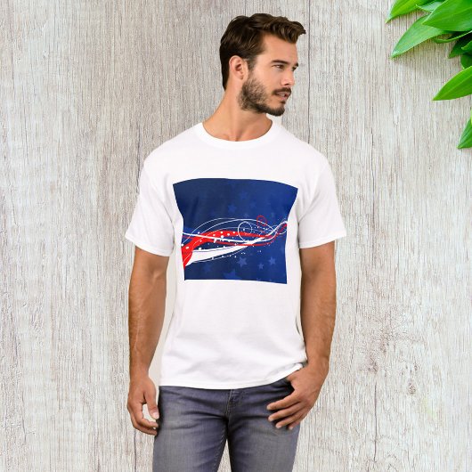 Vierde juli Abstract T-shirt