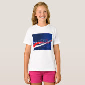 Vierde juli Abstract T-shirt (Voorkant volledig)