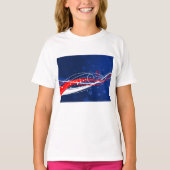 Vierde juli Abstract T-shirt (Voorkant)