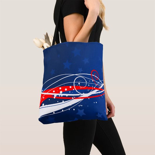 Vierde juli Abstract Tote Bag