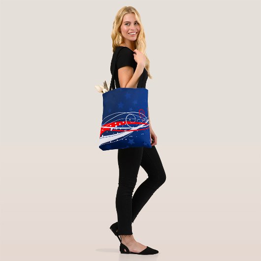 Vierde juli Abstract Tote Bag