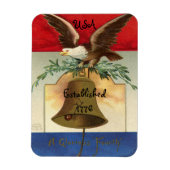  vierde juli adelaar magneet (Verticaal)