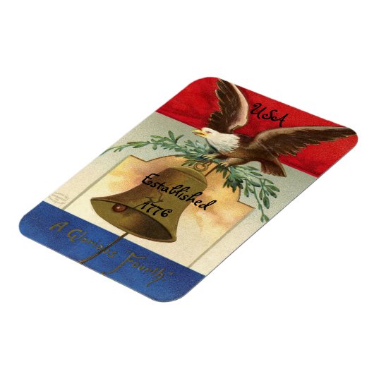  vierde juli adelaar magneet (Linkerzijde)