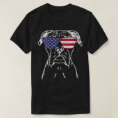 Vierde juli Amerikaanse Fla T-shirt (Design voorkant)