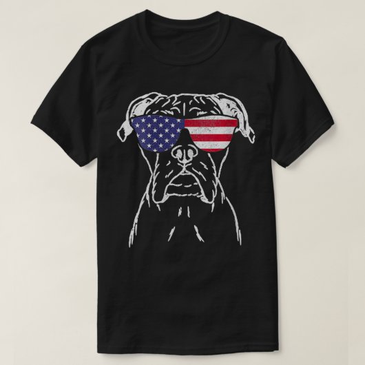 Vierde juli Amerikaanse Fla T-shirt (Design voorkant)