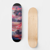 Vierde juli Amerikaanse vlag digitale abstracte ku Persoonlijk Skateboard (Voorkant)