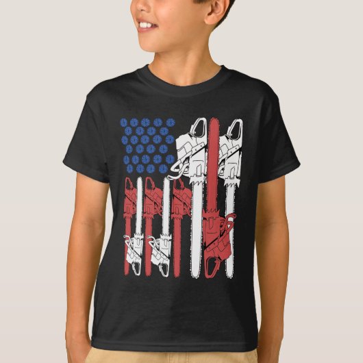 Vierde juli Arboristisch Shirt Mannen Boom klimmer (Voorkant)
