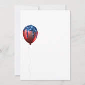 Vierde Juli-baby of bruiloft cadeau per post Kaart (Achterkant)