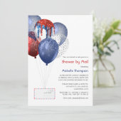 Vierde juli Baby of Vrijgezellenfeest per post Kaart (Staand voorkant)