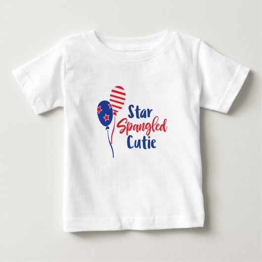 Vierde juli Baby T-Shirt (Voorkant)