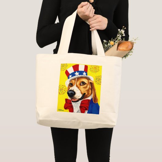 Vierde juli Beagle Dog Tas (Voorkant (product))