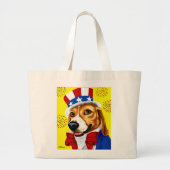 Vierde juli Beagle Dog Tas (Voorkant)