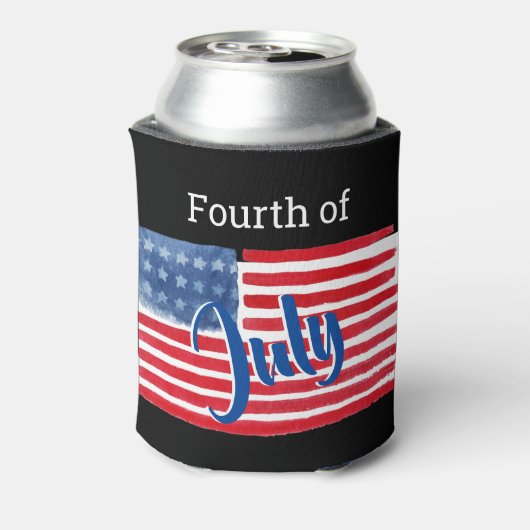 Vierde juli blikjeskoeler (Blikje Achterkant)